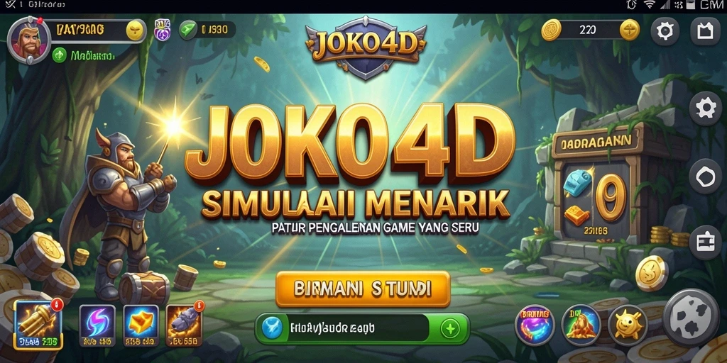 Tangkapan layar gameplay JOKO4D menampilkan pengalaman simulasi yang seru dan interaktif.