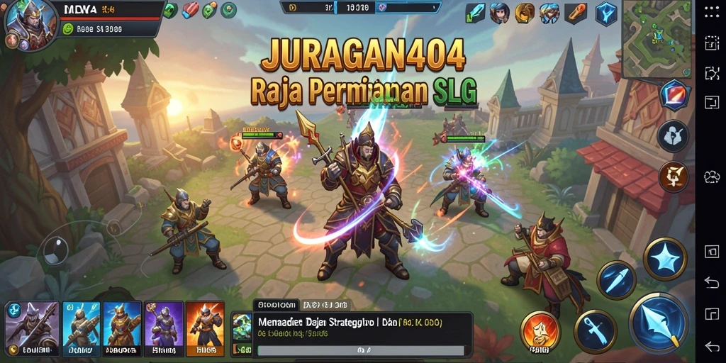 Screenshot menampilkan gameplay menarik JURAGAN404 dengan momen strategi yang mendebarkan.