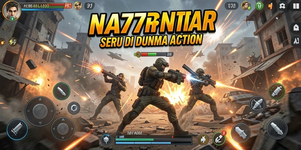 Tangkapan layar gameplay NA777 yang penuh aksi dan grafis mengesankan.