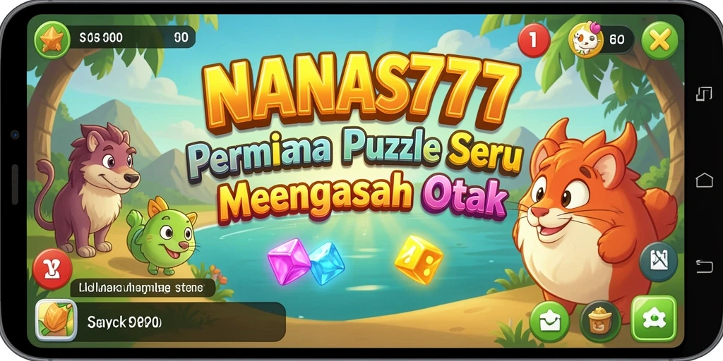 Tampilan gameplay seru dari NANAS777 dengan berbagai teka-teki.