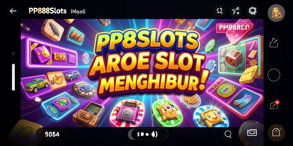 Tampilan gameplay PP88SLOTS dengan mesin slot yang beranimasi dan menyenangkan.