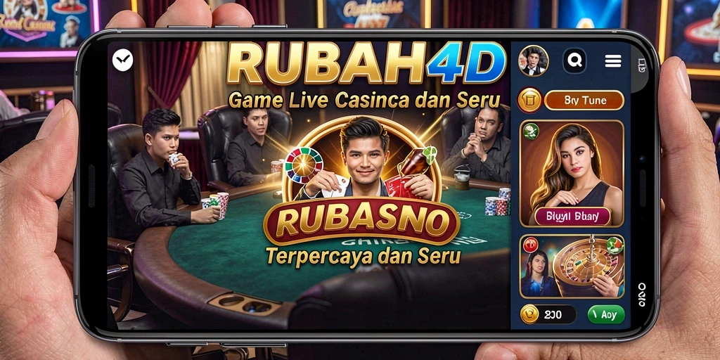 Tampilan permainan Live Casino di RUBAH4D yang menarik.