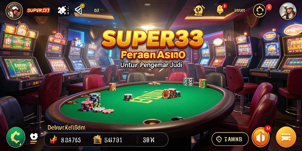Screenshot dari gameplay SUPER33 yang menampilkan aksi seru di kasino.